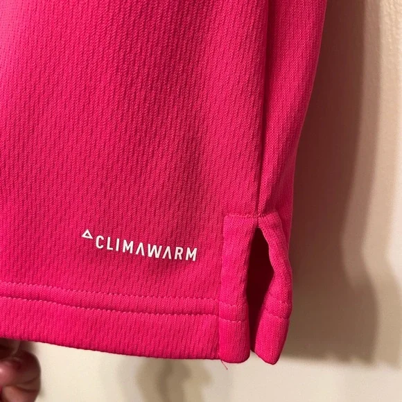 adidas Hot Pink Logo Hoodie, Small - Picture 7 of 8